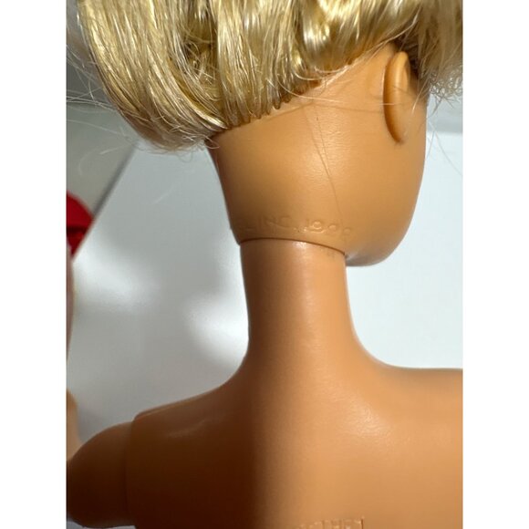 Barbie Doll With Red & Gold Evening Gown  Limited Edition Collectible 2014? - Picture 10 of 10